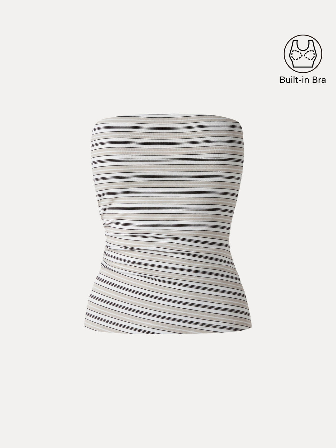 Striped Bra Tube Top