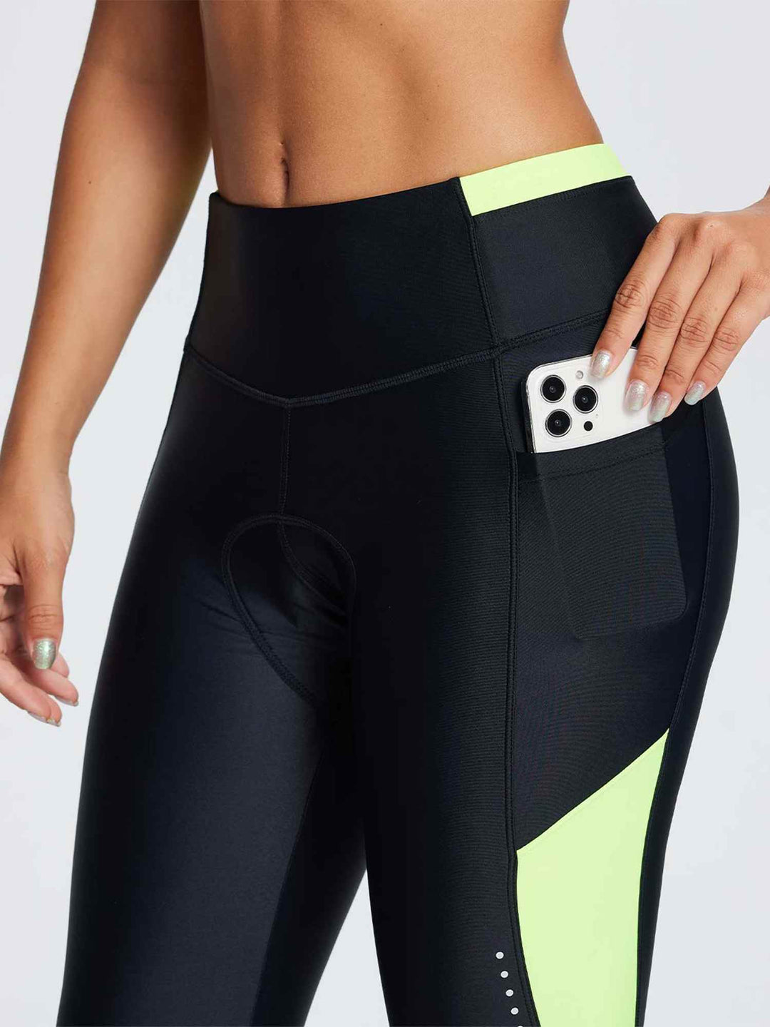 Women's Colorblock Padded Cycling Tights