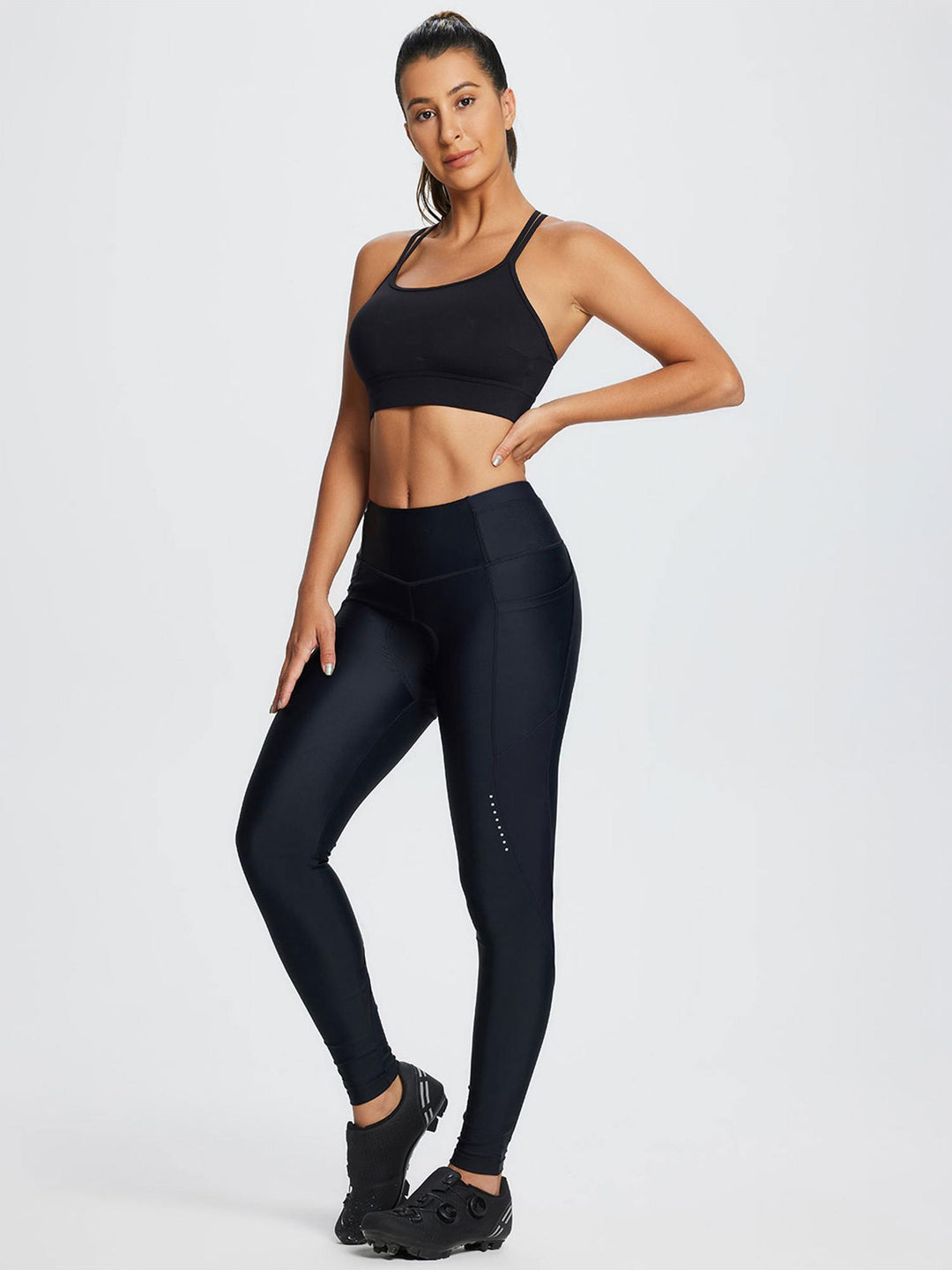 Women's Colorblock Padded Cycling Tights