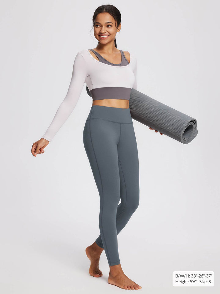 Women's Petite Fleece-Lined Yoga Leggings