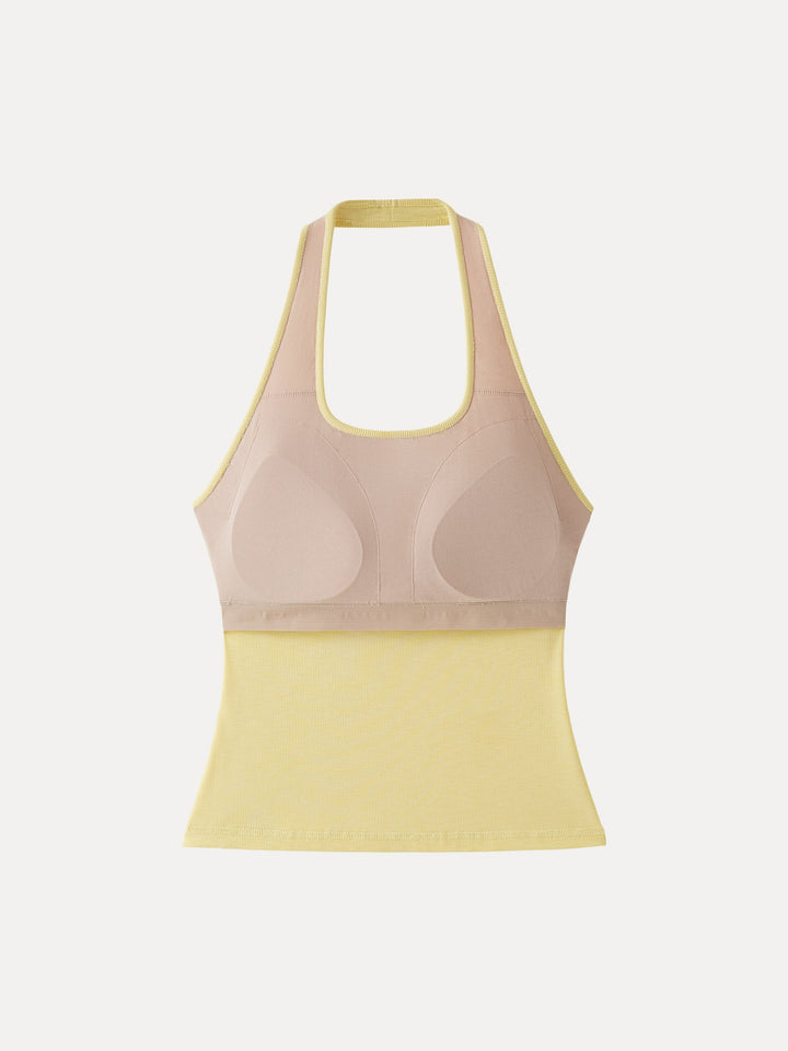 Square Halter Neck Bra Tank
