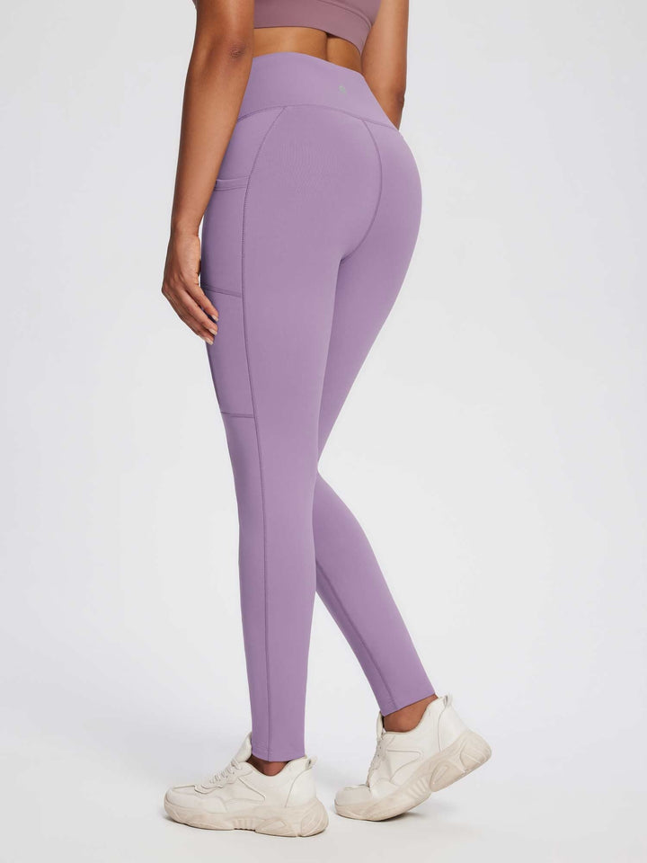 Laureate High-Rise Zipper Pockets Thermal Leggings