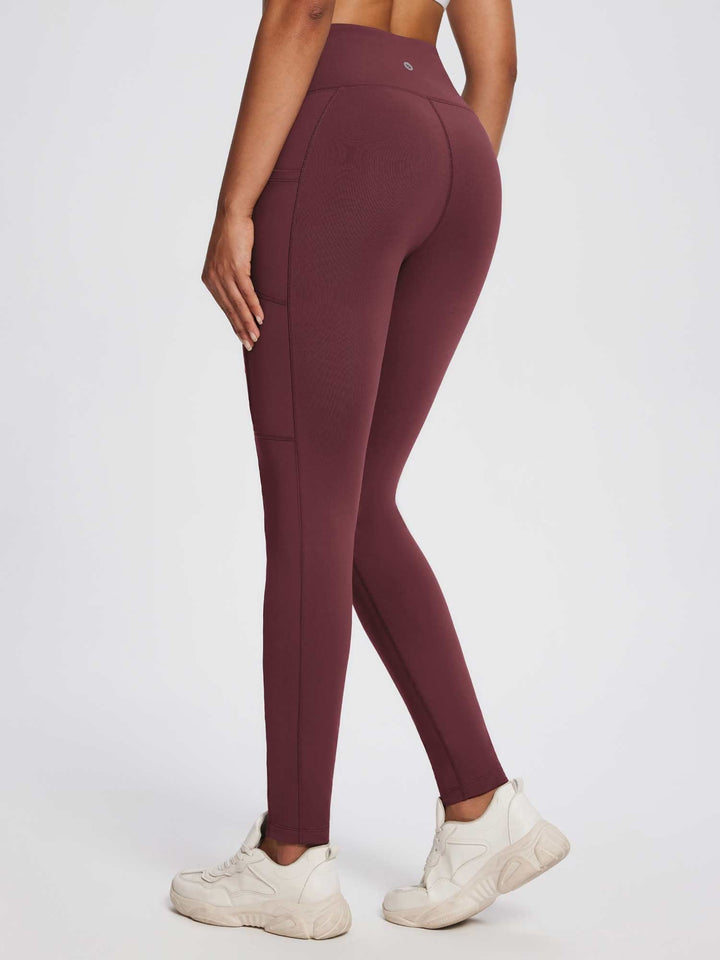 Laureate High-Rise Zipper Pockets Thermal Leggings
