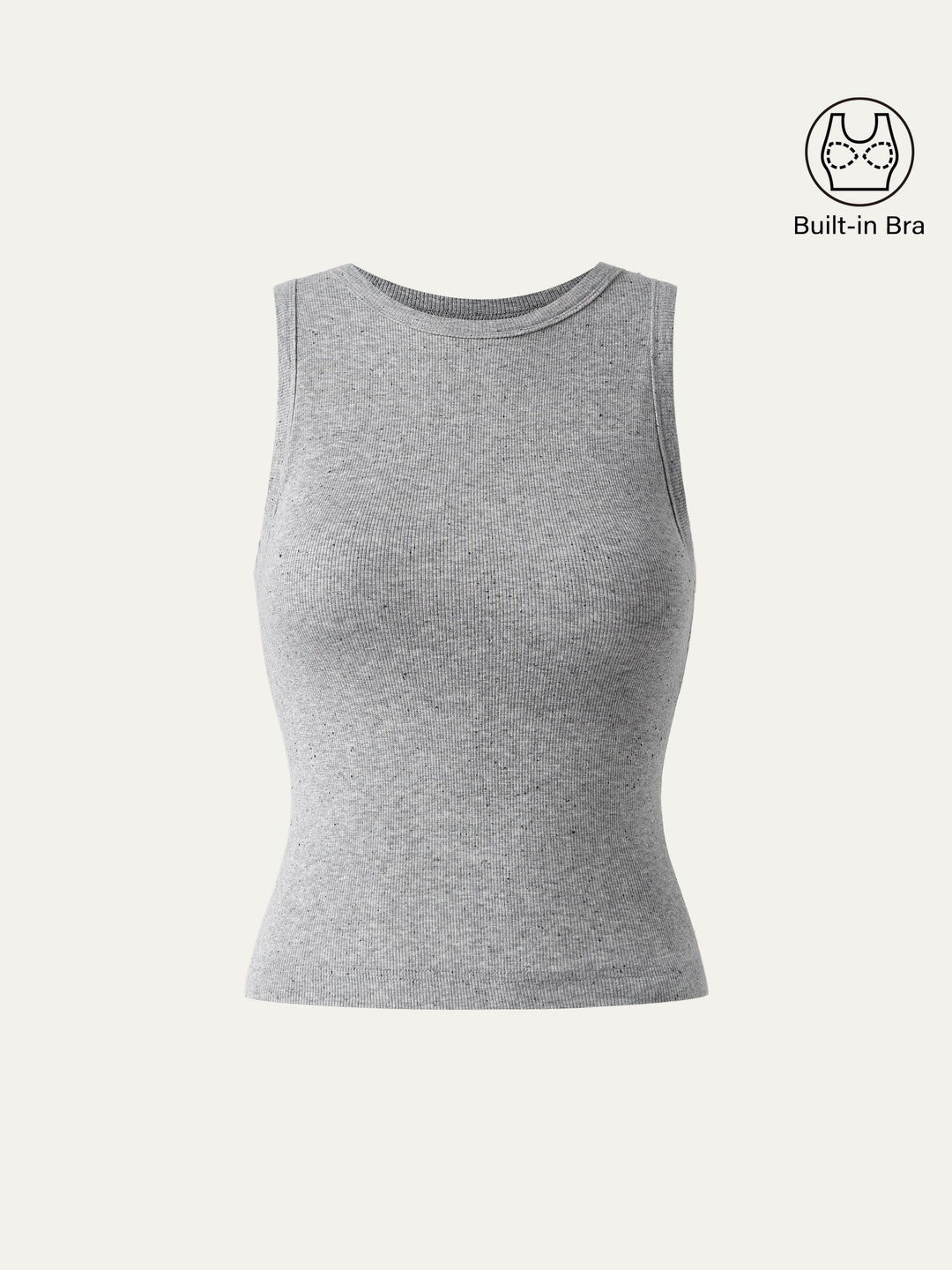 Crewneck Cotton New Airy Bra Tank