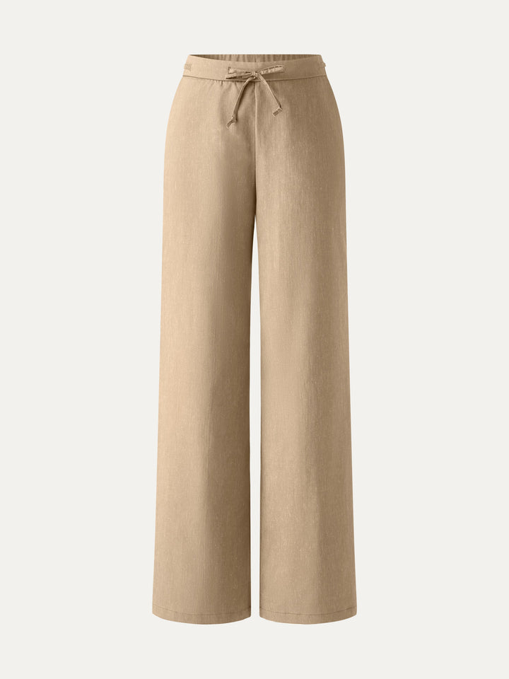 Drawstring Wide Leg Pant with Pockets