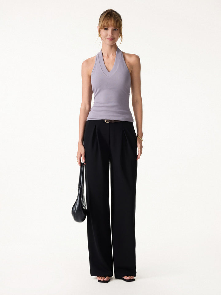 Plantive Halter Neck Open Back Bra Tank