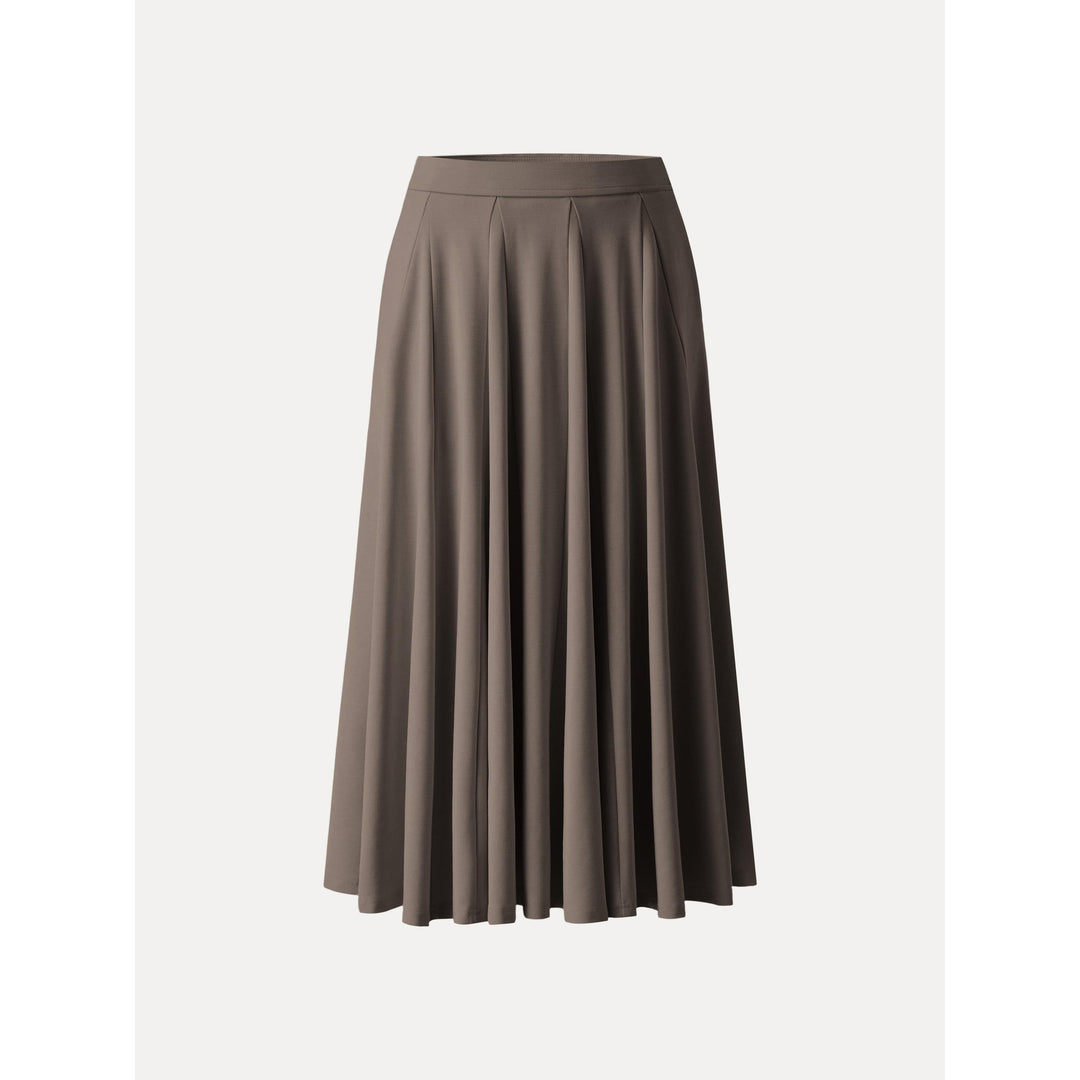 Lyocell Blend Volume Skirt with Pockets
