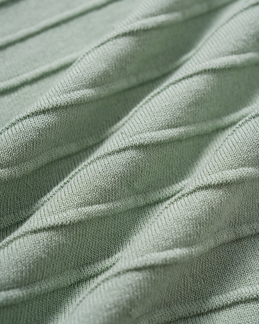 Green V Neck Viscose Sweater Dress