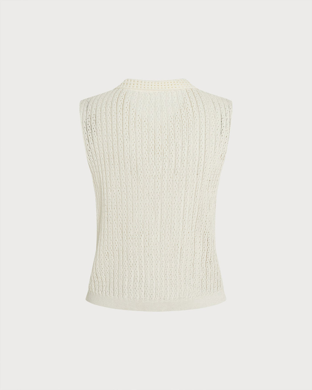 Apricot Collar Cut Out Textured Tank