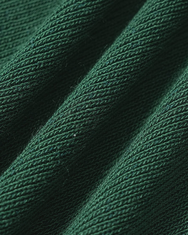Green V Neck Textured Knit Tank Top