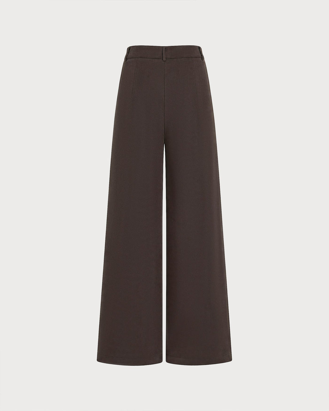 Coffee Pockets Button Straight Pants