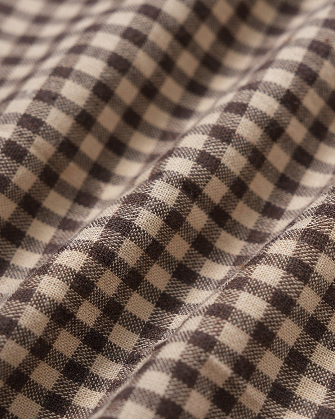 Brown Plaid Pleated Mini Dress