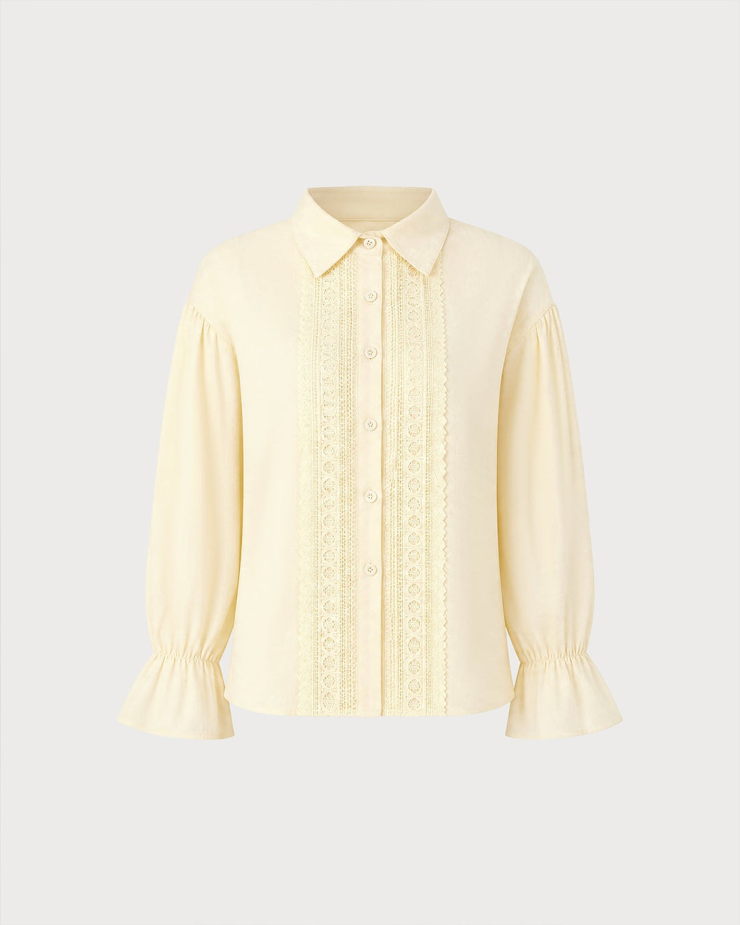 Apricot Long Sleeve Button Shirt