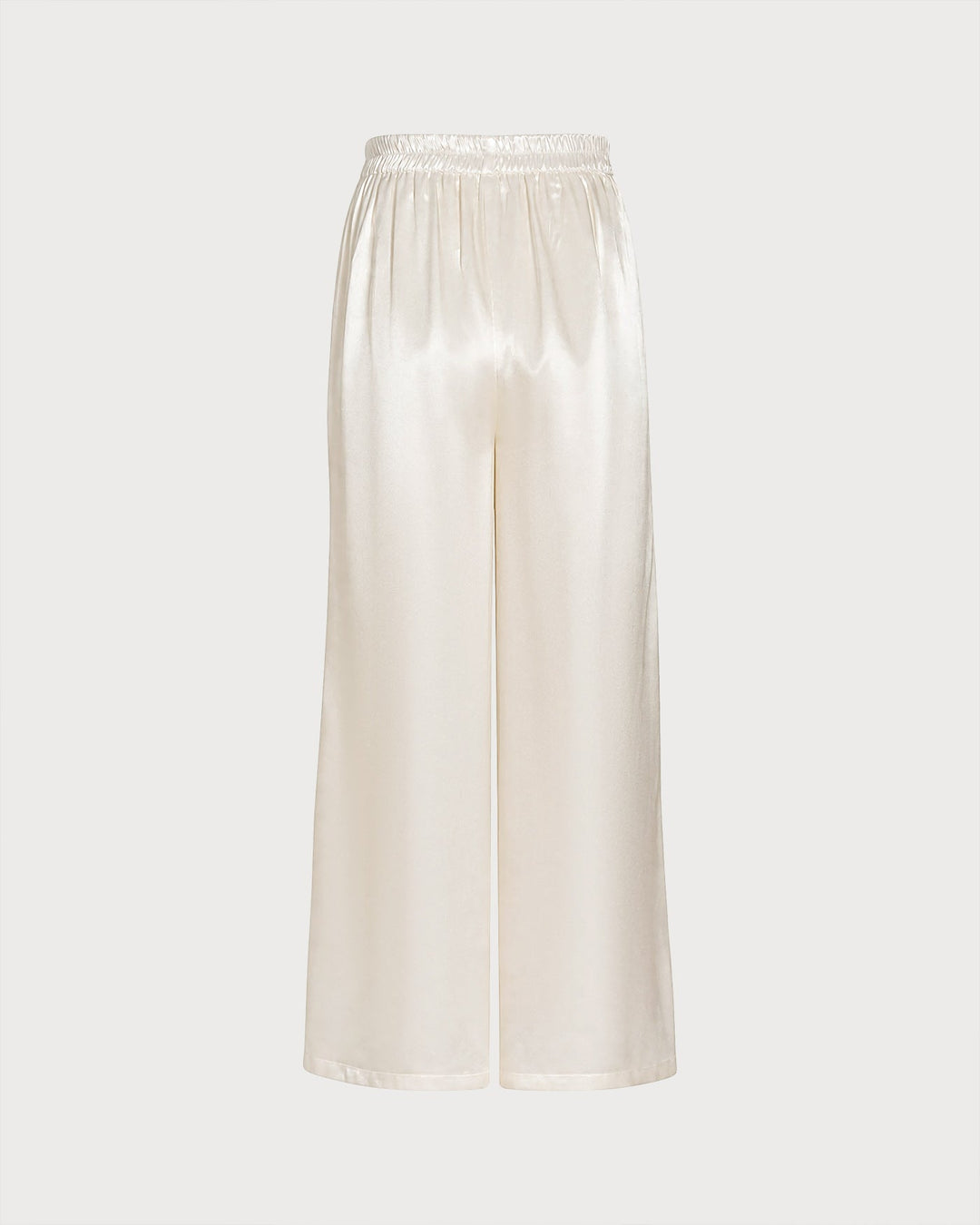 Apricot Elastic Waist Pockets Pants
