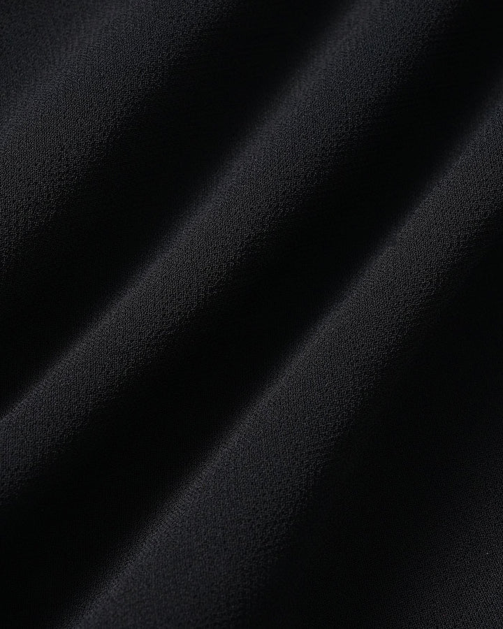 Black See Through Chiffon Mini Dress