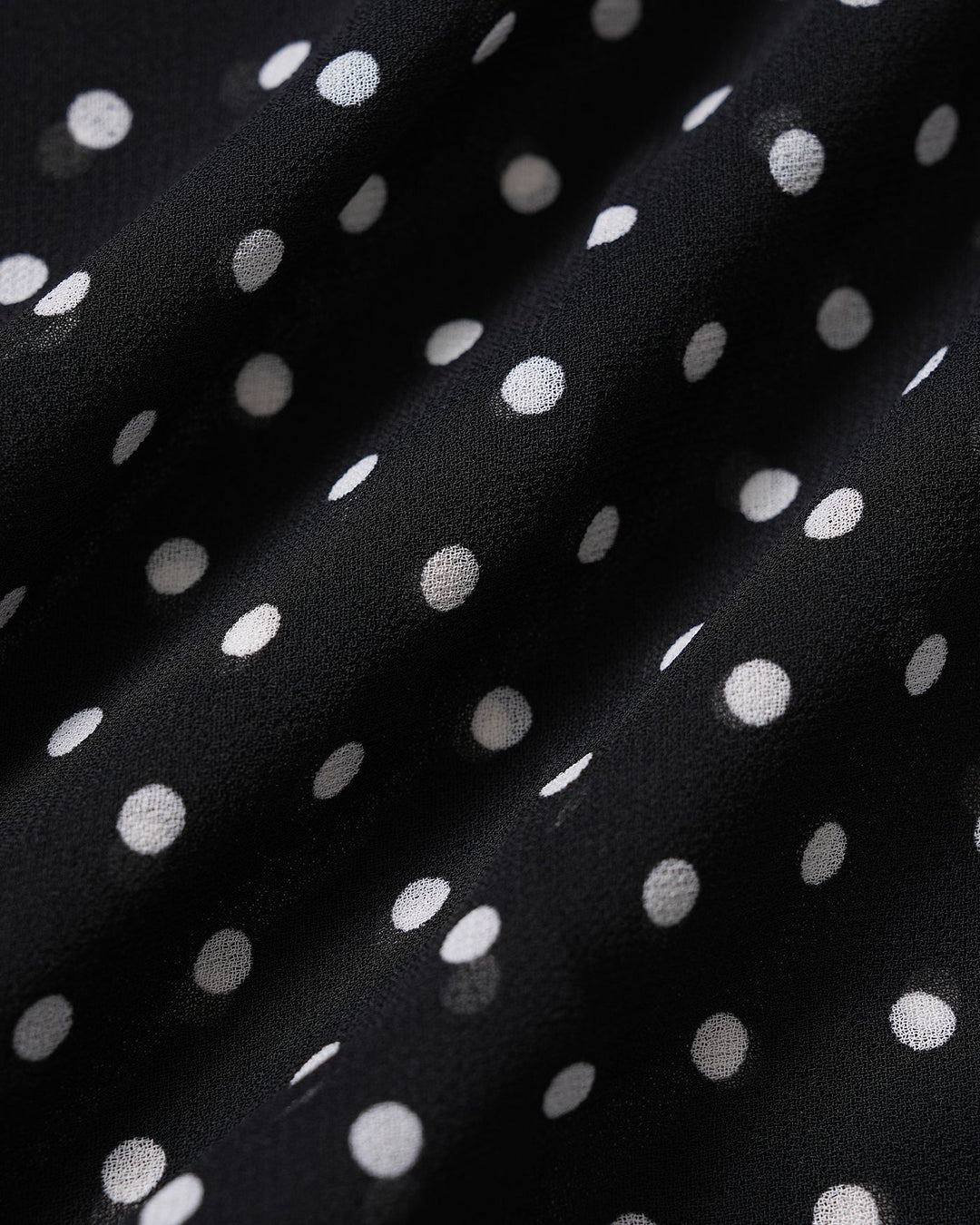 Black Boat Neck Polka Dot Tank Top